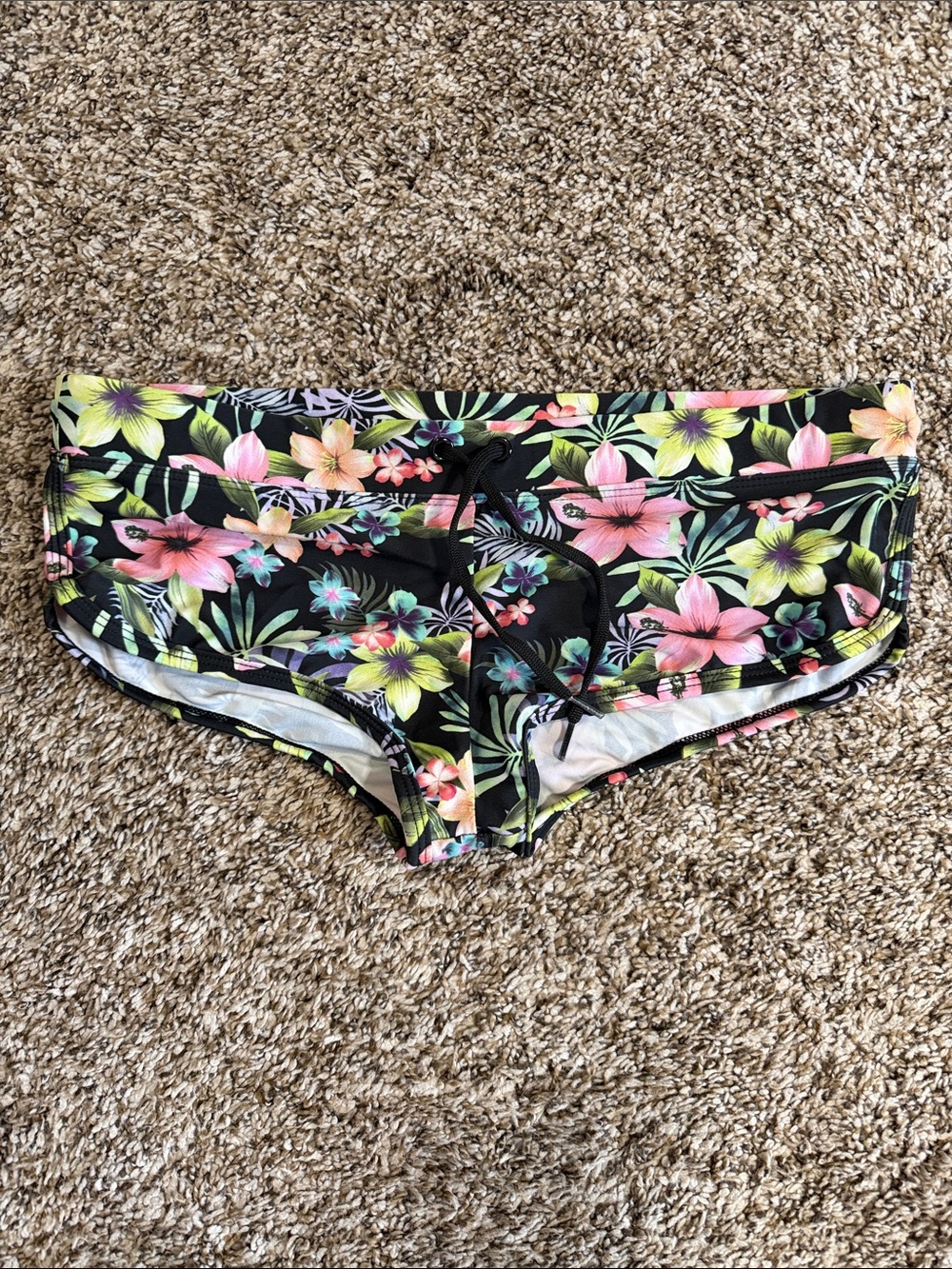 Sporti Active Tropical Cheeky Boyshort Swim Bottom